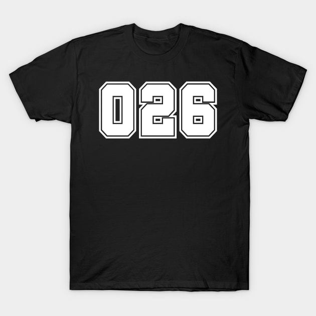 Collectible Numbered Tee Collection: Find Your Number! T-Shirt by PR Hub